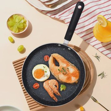 鋁老式手工平底鍋家用小號加厚鋁煎鍋煎蛋煎餅烙餅不粘鍋無涂層