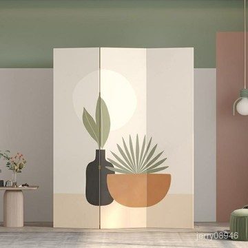 折疊屏風隔斷客廳可移動臥室進門遮擋辦公室現代簡約入戶裝飾板墻