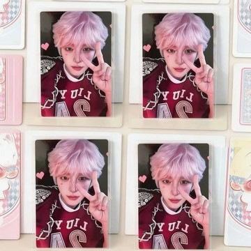 🌸本正版小卡🌸 劉宇 超訂小粉比耶小卡 單卡 粉發宇自拍小卡 拍立得 明信片 收藏卡 隨機卡 送QQ音樂 專輯小卡 星光
