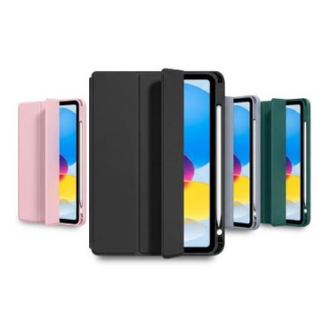 LR165三折流光片羽 Apple iPad A16(11代) 11吋平板皮套(適用iPad 10代 10.9吋)(內置筆槽)