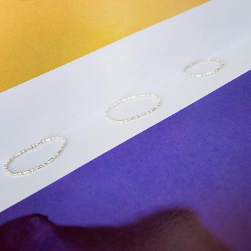 925純銀 / 簡約線條 • 摩斯密碼 • 鍊戒指