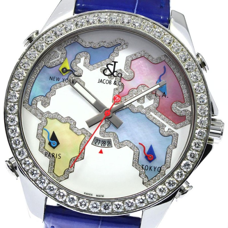 JA着似タイプ Jacob&co ジェイコブ風 時計 (電池切れ) レプリカ JACOB