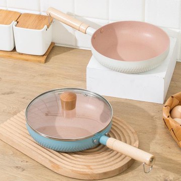 平底鍋家用日本不粘鍋26cm煎鍋24cm煎蛋鍋電磁爐燃氣灶通雪平煎鍋