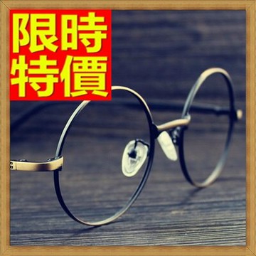 眼鏡框鏡架-羅馬復古雕花圓框男配件2色64ah28【獨家進口】【米蘭精品】