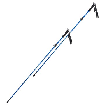tanerdd 鋁合金登山杖  藍色  95~110cm  2支