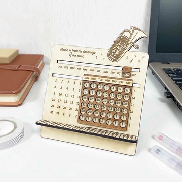 【客製禮物】WD 樂器款式萬年曆 / 一個即可訂做 / 全部皆可客製