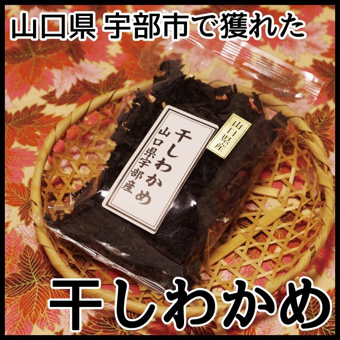 干しわかめ　山口県宇部産　国産　おみやげ　乾燥わかめ