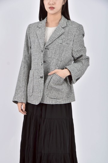 (S) have have西裝千鳥格紋黑色外套