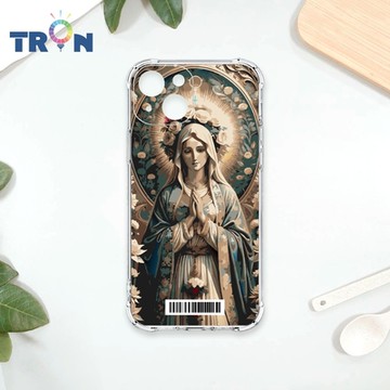 TRON IPhone 14 聖母古典風 四角防摔載具殼 軟殼 手機殼