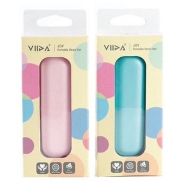 VIIDA Joy 環保矽膠吸管 兒童吸管便攜組 鉑金矽膠 果凍吸管 1869