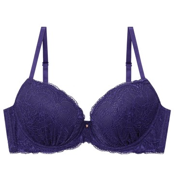 FLORA LOVELY 彌雲裳 B~F罩杯成套日本內衣-海軍藍