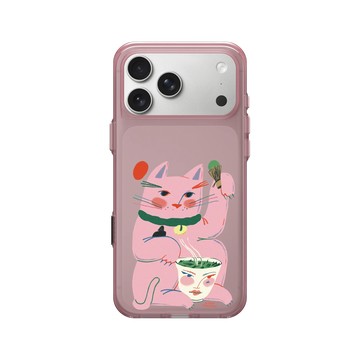 iPhone 17 Pro Max Clear (相機按鈕) 晶醺玫 - Livia Fălcaru - 抹茶貓