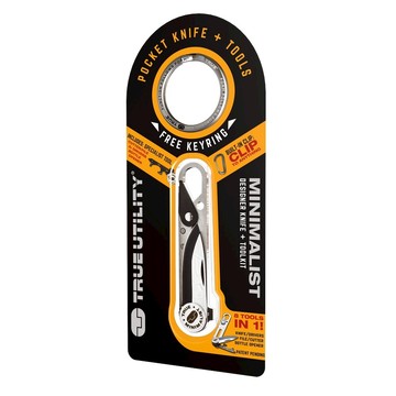 【Simple zone】True Utility-隨身極簡8合1工具鑰匙圈(TU208K)