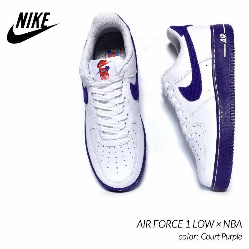 NBA × NIKE AIR FORCE 1 LOW “Court Purple” ナイキ エアフォース ロー