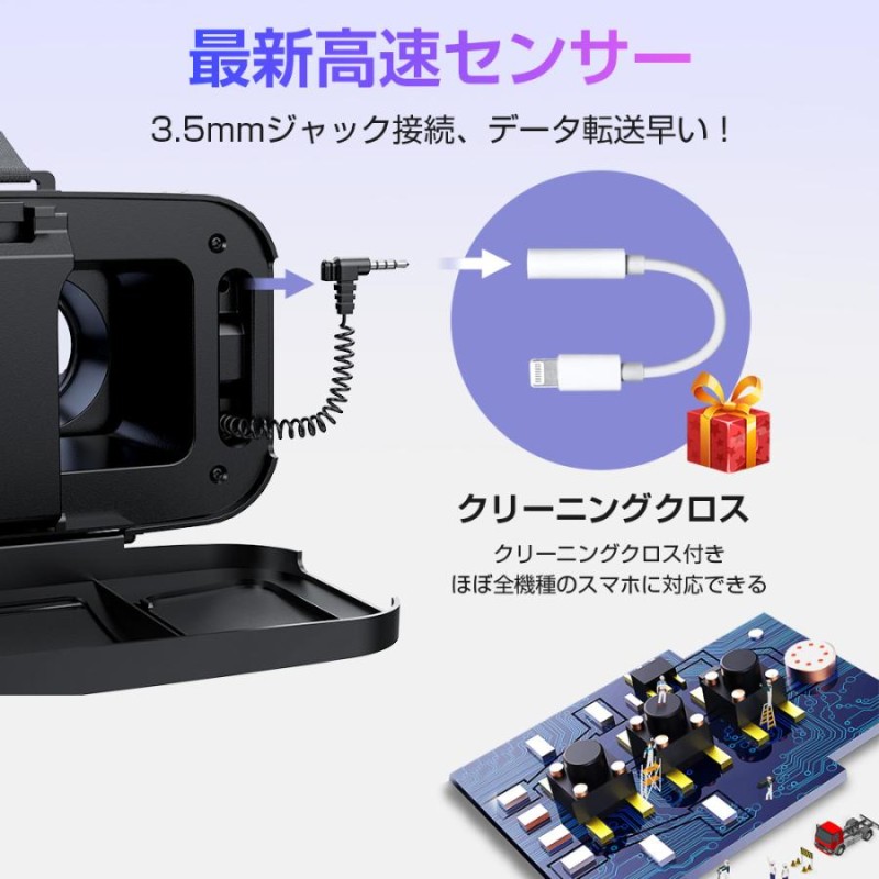 VRゴーグル VRヘッドセット スマホ VRグラス VRヘッドマウント