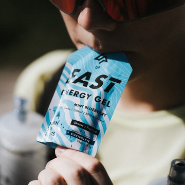 UP Sports UP FAST 能量果膠-沁涼藍莓風味45g*10包