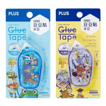 (限量)PLUS x 玩具總動員 米豆系列 豆豆貼(TG1910SS-TW)-紫/淡藍