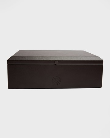 X WM Brown Shoe Shine Case