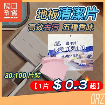 【30片/100片】地板清潔片 強力去汙清潔片 生物酶抗菌清潔片 磁磚木地板清潔 去霉防潮家用清潔片 306P61