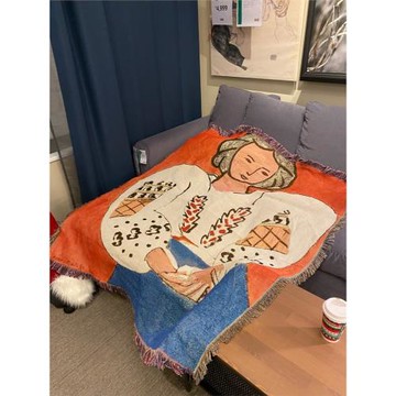 王一珩同款 法國訂單 Henri Matisse馬蒂斯 油畫沙發毯床尾巾蓋毯