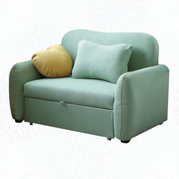 文創集 費爾納棉麻布前拉式沙發椅/沙發床(二色可選)-145x90x95cm免組