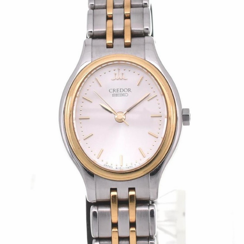 SEIKO クレドール 18KT クォーツ 稼働 セイコー クレドール 18金 ベゼル 18K 稼働品 レディース腕時計 セイコー