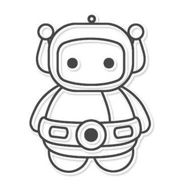 阿摩司小, 機器人壓克力模型版, 1個