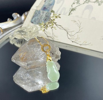 如意寶瓶 | A貨翡翠 | 許願如意瓶 | 翡翠寶瓶項鍊