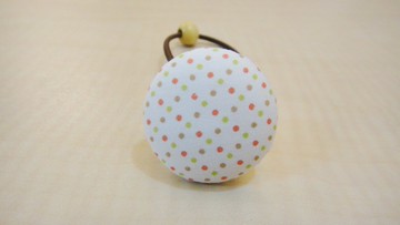 手感布包釦髮束 - 點點