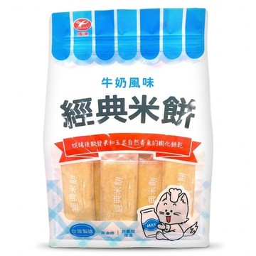 鴻津 經典米餅 牛奶風味  240g  1個