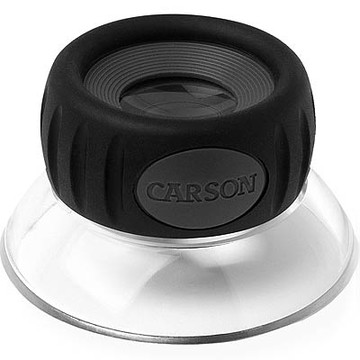 《CARSON》杯式放大鏡-17.5x-- 珠寶 錢幣 材質 物品觀察 輔助閱讀