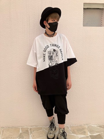 對角切換大T卹/黑/白/F碼/hellcatpunks/hcp-t-0120