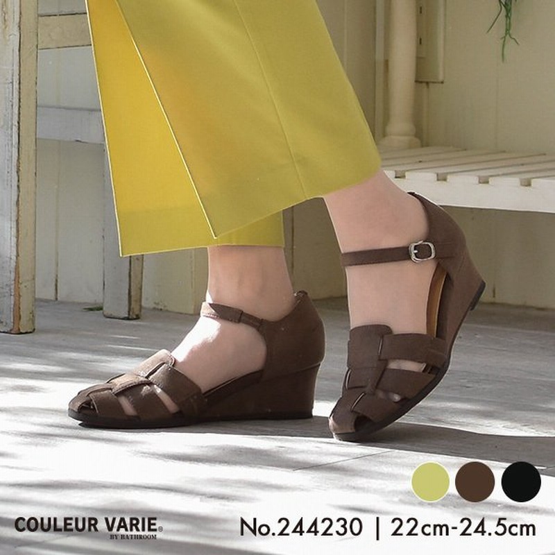 サンダル グルカサンダル ウェッジヒール 3e 3e クロールバリエ 幅広 甲高 外反母趾 洗える レディース 靴 女性 柔らかい カジュアル クロールバリエ No 通販 Lineポイント最大0 5 Get Lineショッピング