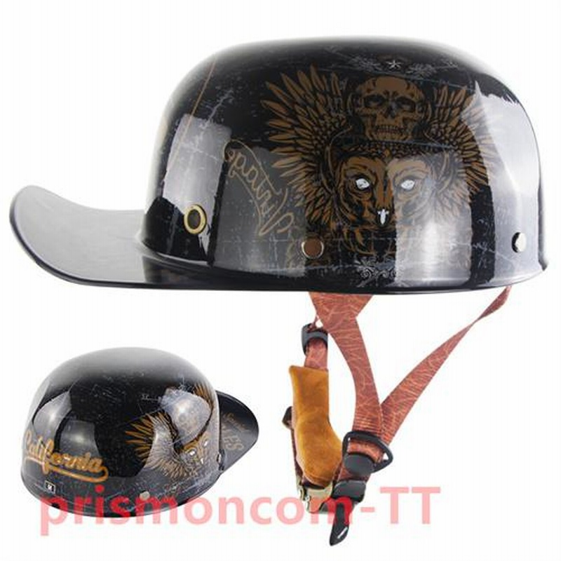 New夏 大人気 半帽ヘルメット おしゃれ 男女兼用 6色選択可 ハーレーバイクヘルメット サイズs Xl選択可 通販 Lineポイント最大get Lineショッピング