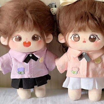 多件優惠💥 15cm娃衣 20cm娃衣 夏泰式校服 20cm棉花娃娃衣服 JK制服裙套裝裙子 玩偶換裝 娃娃配飾 娃娃裝