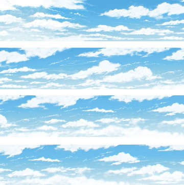 雲入夢 透明感ブルー 水彩畫造景 和紙膠帶