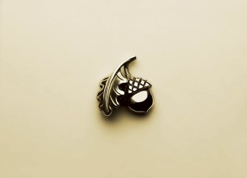 松果葉子耳環(單支/一對/可改耳骨夾)