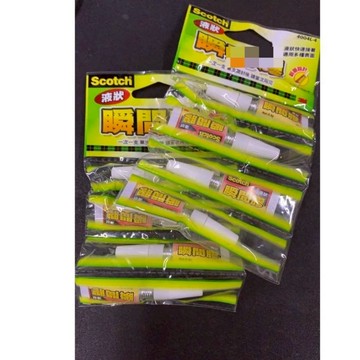 3M/Scotch液狀瞬間膠Netx0.5gx4一包4入