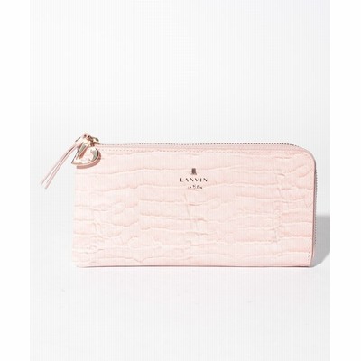 ランバンオンブルー マゼンダlファスナー長財布 レディース ピンク ベージュ F Lanvin En Bleu 通販 Lineポイント最大get Lineショッピング