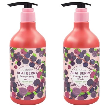 台塑生醫 CC Daily SUPER FOOD巴西莓果能量沐浴乳 極品瑩  580g  2瓶