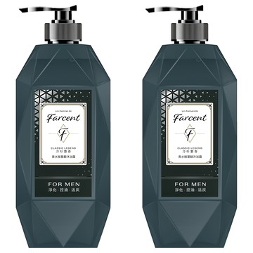 farcent 花仙子 香水胺基酸沐浴露 冷杉麝香  780g  2瓶