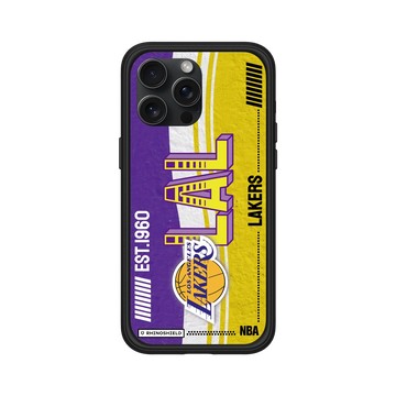 iPhone 15 Pro Max Mod NX 黑 - NBA - 復古球員卡-洛杉磯湖人 L.A. Lakers - Vintage Card