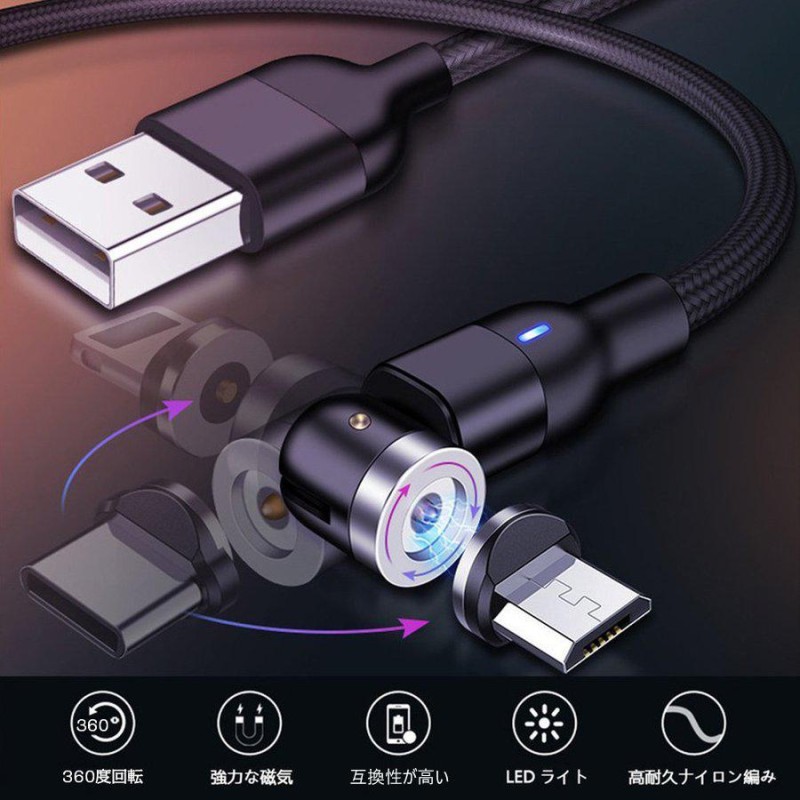 日本未発売 MicroUSB グネット式充電ケーブル用端子マイクロUSB econet.bi