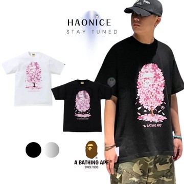 【HAO NICE 】香港經銷商100%日本正品 日本潮流  BAPE 富士山限定 櫻花字母猿人頭 日系風格 XX289
