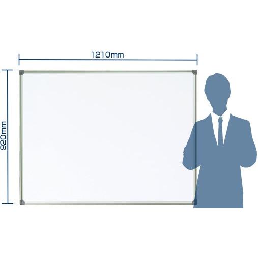 馬印 ホワイトボード 壁掛 無地 AXシリーズ 1200×900（外形寸法1210×920） ホーロー AX34N