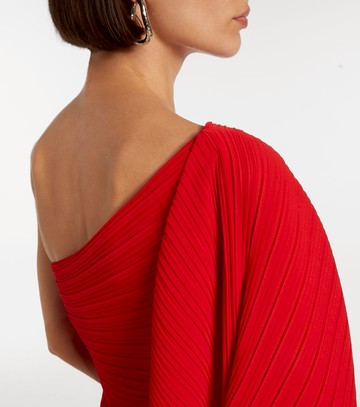 Solace London Layne draped asymmetric minidress