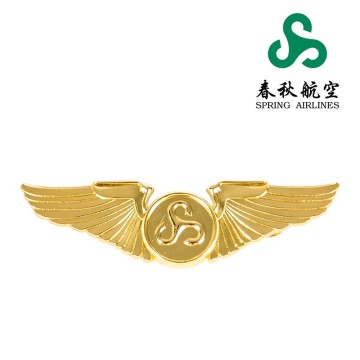 adq】春秋航空飛行員翅膀徽章機組金屬飛行徽章紀念章推薦| (舊)蝦皮