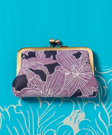 SaibabaEthnique【熱門預購】花卉方形口金零錢包 (3色) 7JNP6101