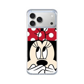 iPhone 17 Pro Max ClearX (MagSafe 兼容) 冰透藍 - 迪士尼-米奇 Mickey - 米妮摀嘴