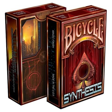 【USPCC撲克】Bicycle Synthesis Cyberpunk Playing cards red